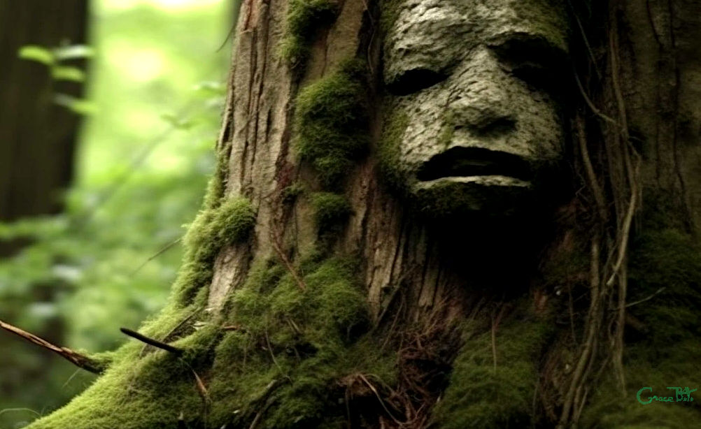 Tree On Forehead Face on a Tree 000 by LowThunders on DeviantArt