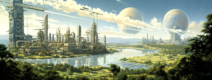 SciFi City Landscape 013