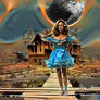 Frontier House, Blue Dress Collage 019