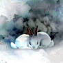 Romancing White Rabbits in the Snow 014