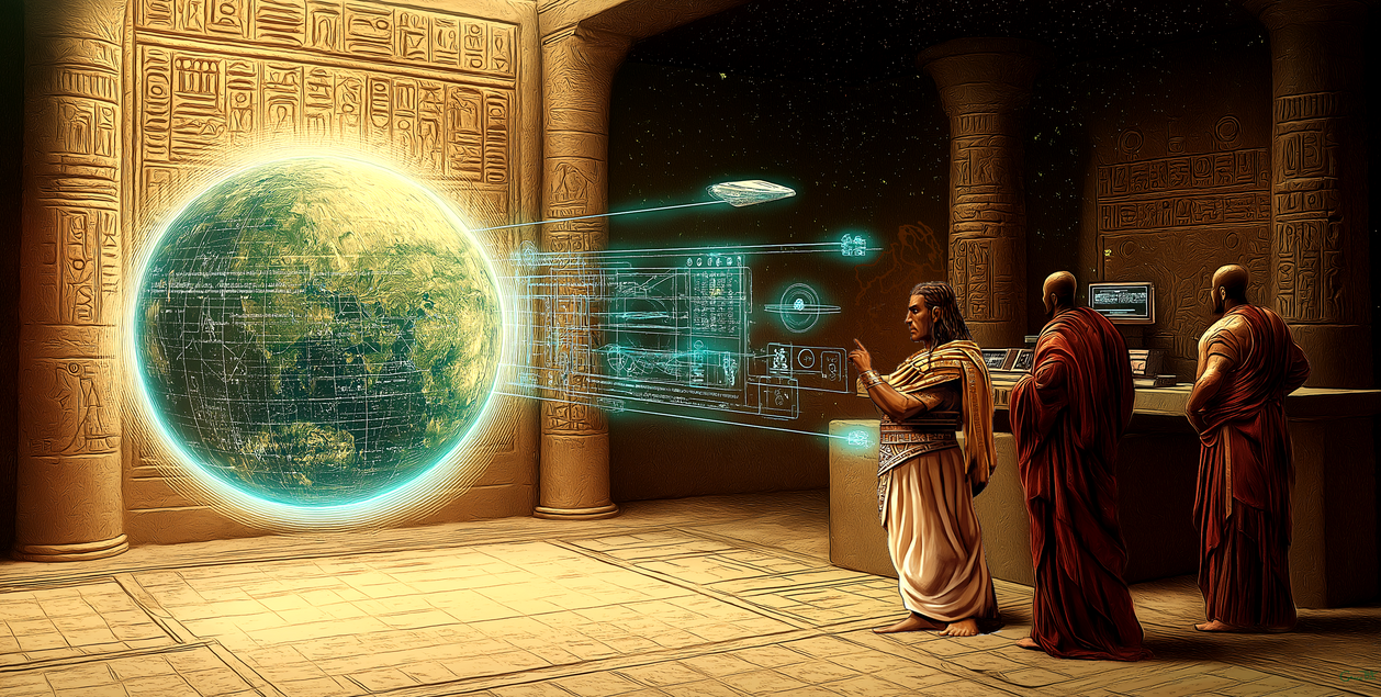 Matrix System Computer Advanced Civilization MU Civilization Space Age Technology 250000BC by LowThunders on DeviantArt