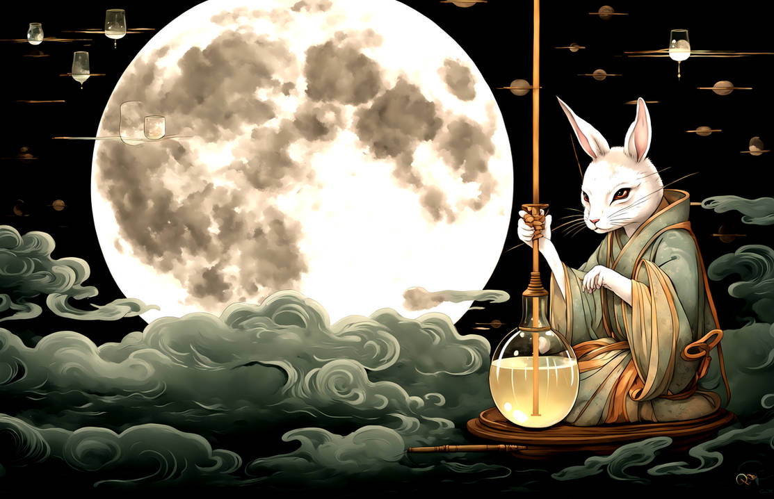Moon Rabbit Charter Design Moon Rabbits 3007 X4 by LowThunders on DeviantArt