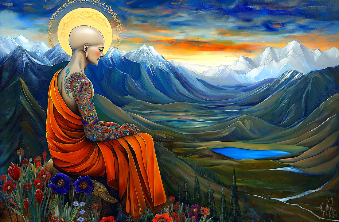 Monk Inkin Tattooed Monk 2x1 by LowThunders on DeviantArt