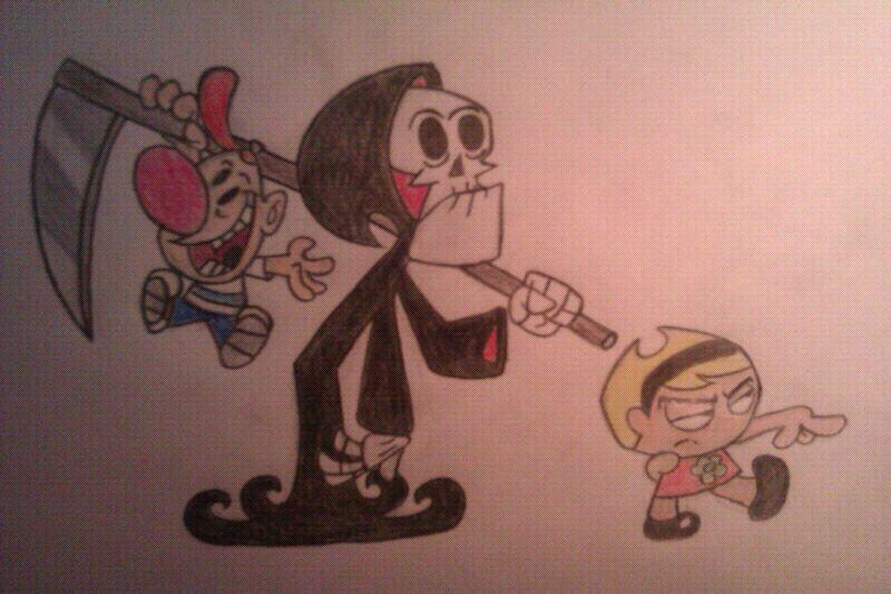 Billy, Mandy and Grim XDXD