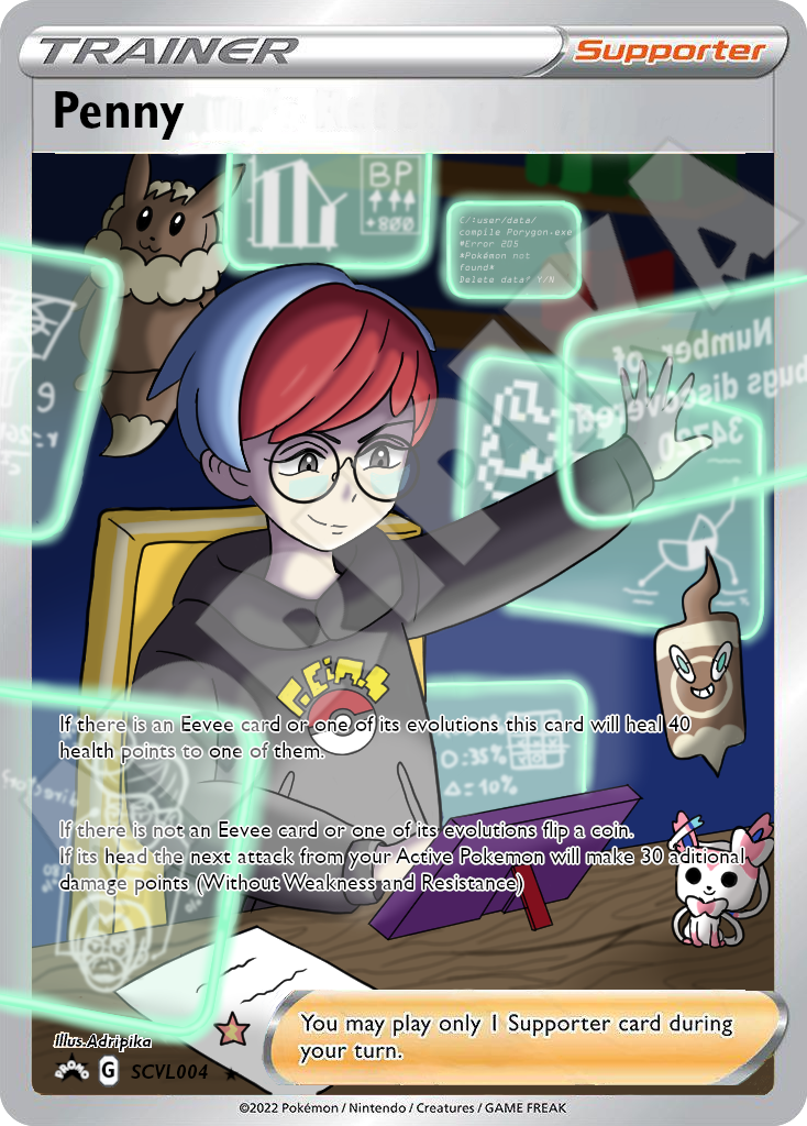 Penny's Pokemon Card (English Version) by Adripika on DeviantArt Penny's Pokemon Card (English Version) by Adripika on DeviantArt