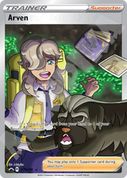 Arven Pokemon Card (English version) by Adripika