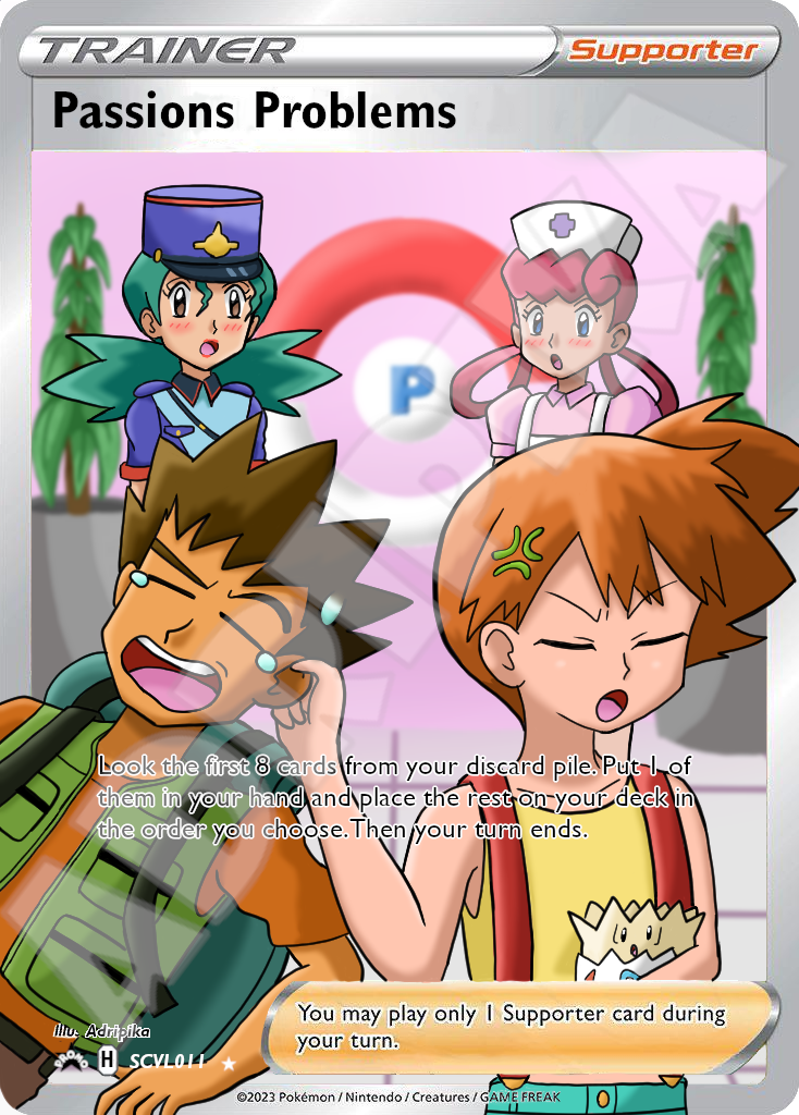 Pokemon Desaturation Problem Passions Problems Pokemon Card (English version) by Adripika on DeviantArt