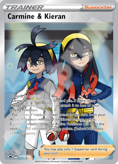 kieran pokemon card full art - Twilight Masquerade Holo Photos show the exact card you will receive Champion Kieran - Etsy
