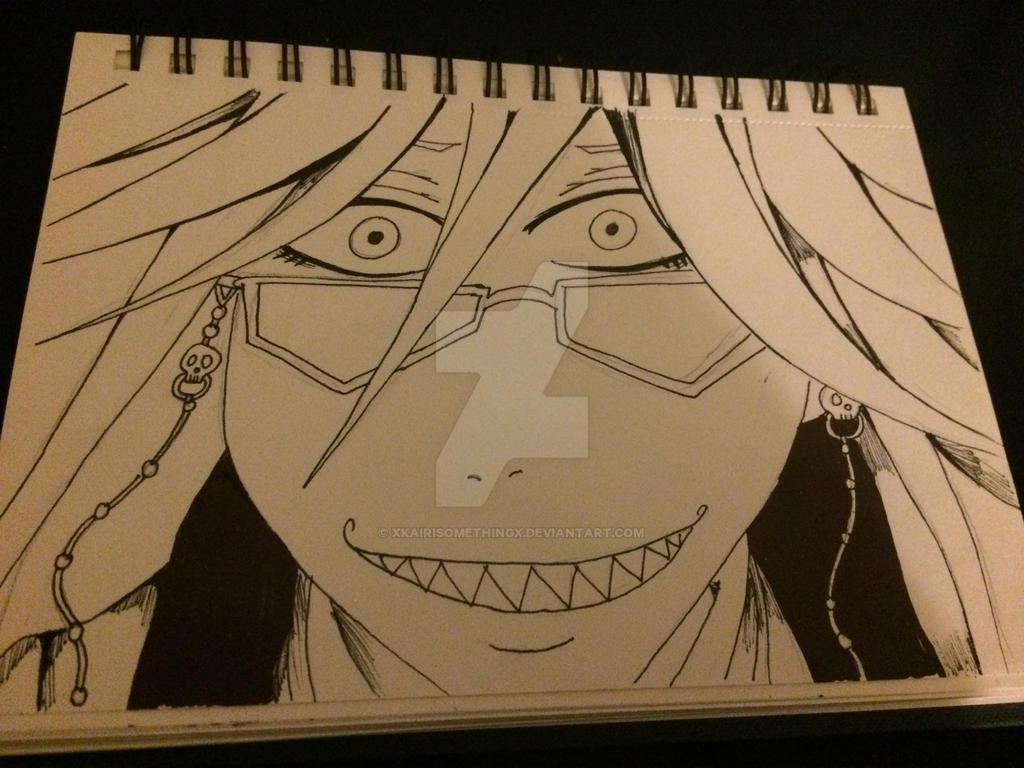 Grell Face Grells Face by xkairisomethingx on DeviantArt