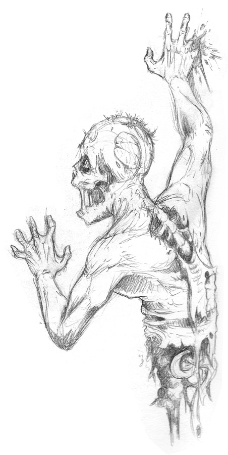 Zombie sketch stuff by angryrooster on DeviantArt