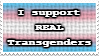 Real Transgenders get my support