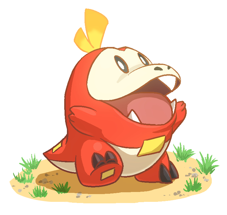 Fuecoco by Corbeaulll on DeviantArt