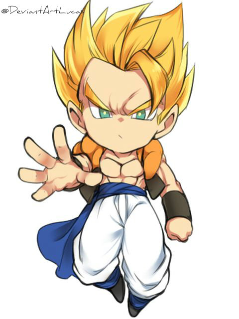 COMO DESENHAR o GOGETA CHIBI passo a passo 