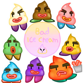 Bad ice cream by thegirlwiththedisxl on DeviantArt