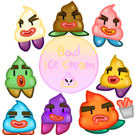 Anti Bad Ice Cream Champaign — Weasyl