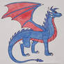 Blue Fire Dragon(Legend of Spyro OC)