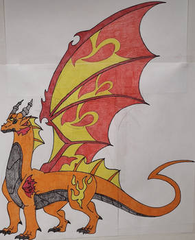 Cynder Style Dragon: Fire Element