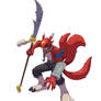 Commissioned Art: Digimon OC Shaomon