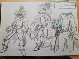 The scarecrow - model sheet  by comic94