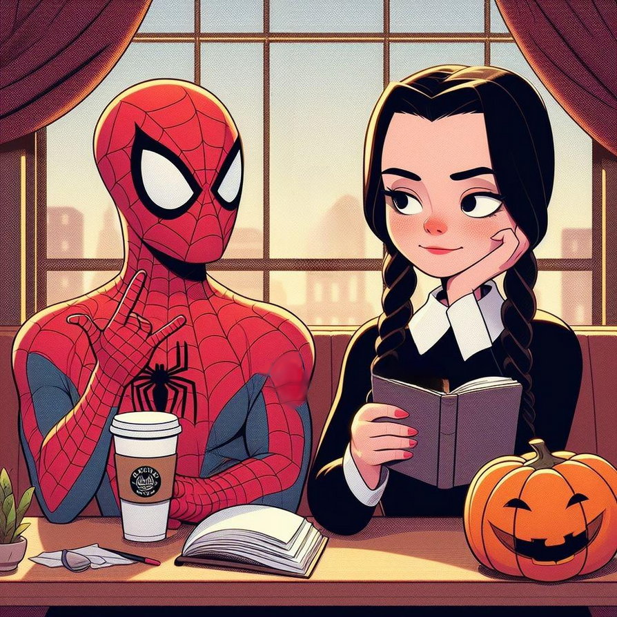 Spider Man Dating Rapper Spider-Man and Wednesday Addams Dating by SpideyWednesday on DeviantArt