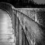 Wooden Bridge - Black and White
