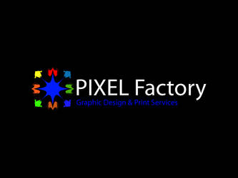 Pixel Factory Logo black