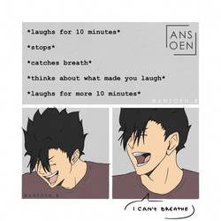 Kuroo and his laugh by Ansoen-B