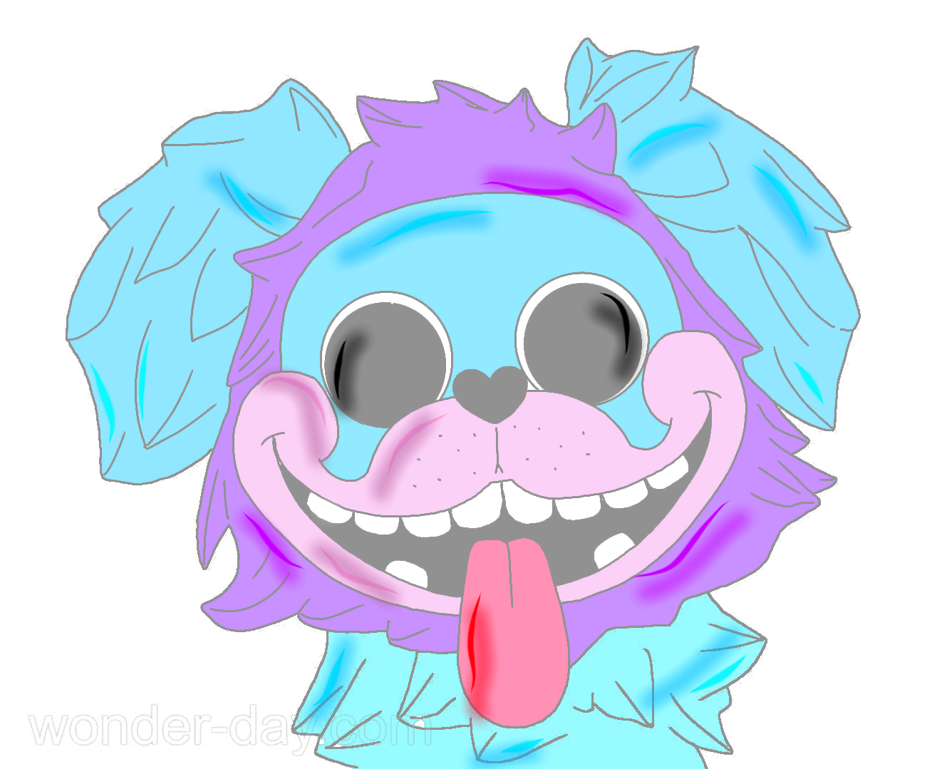 Poppy Playtime Commission - Jussy + PJ (Coloured) by HealerCharm on  DeviantArt
