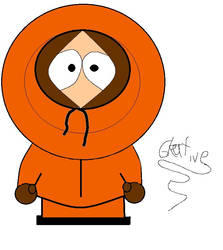 First Drawing - Kenny from South Park