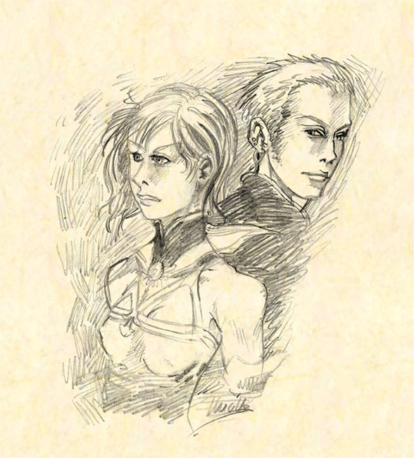 Ashe and Balthier - FFXII