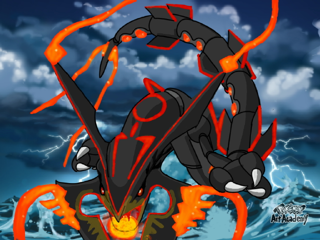 Shiny Mega Rayquaza Fanart - Creativity post - Imgur