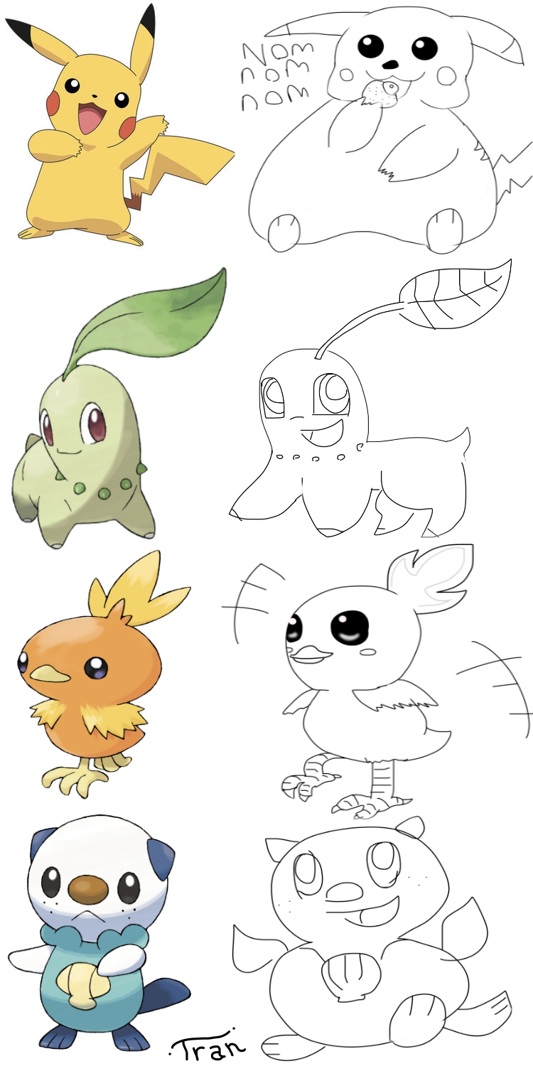 Drawing Pokemon Without Official References by Trying-to-Draw on DeviantArt