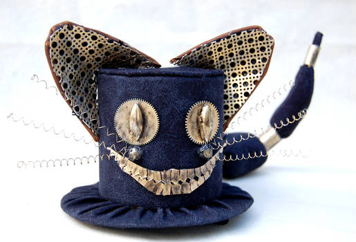 Tiny Top Hat - Steampunk Cheshire Cat