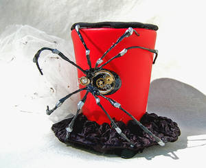 Tiny Top Hat: Steam Punk Black Widow