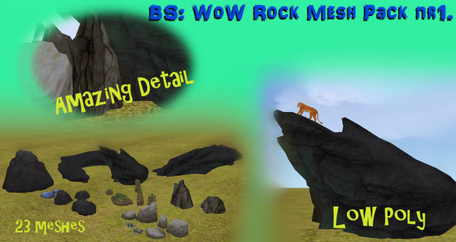 BS WoW Rock mesh pack nr1. [LINK]