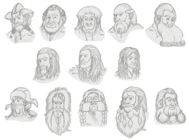 Thorin and Company sketches