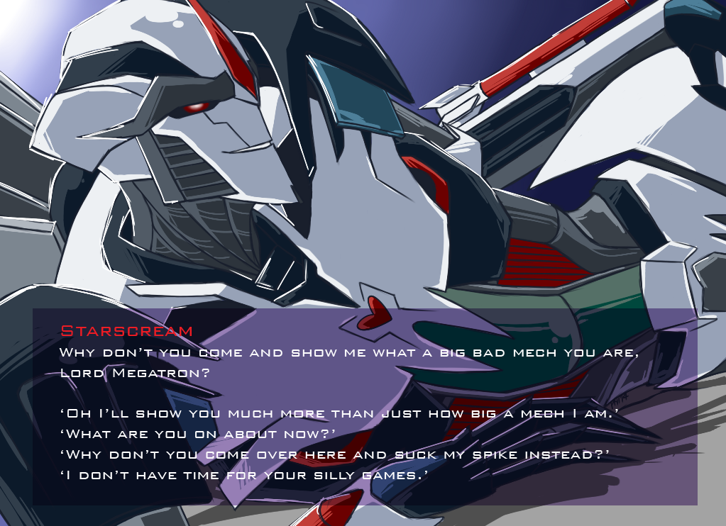 Dating Mod Scream Starscream Dating Sim by Kriegswaffle on DeviantArt