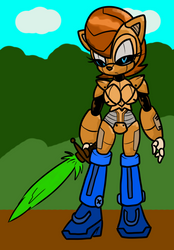 Sally Acorn Robotized: ChaosCroc Coloured.