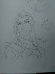 Lotor pencil art