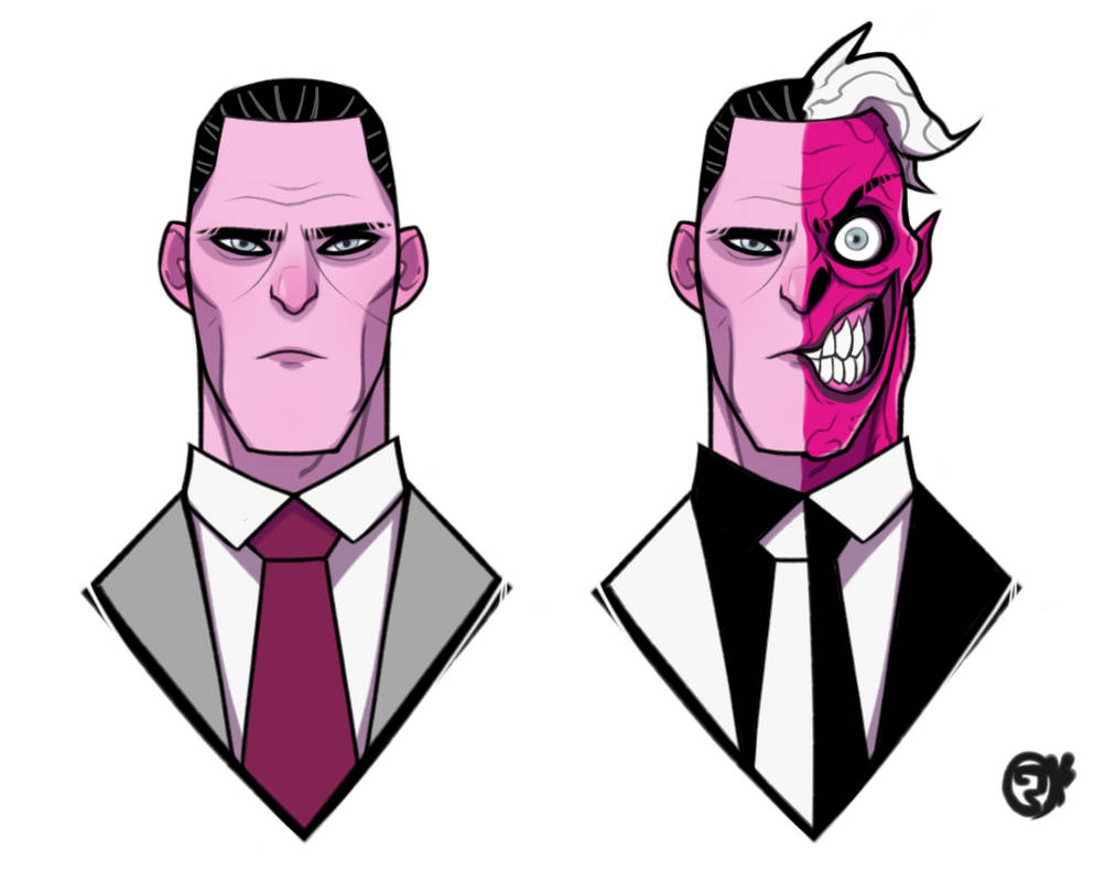 Two-Face by ENERGY29 on DeviantArt