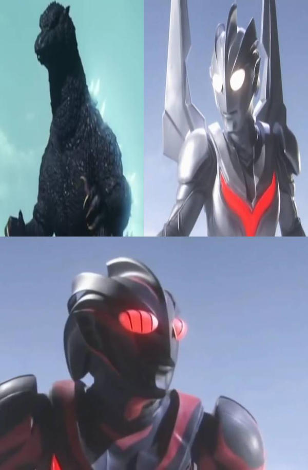 Godzilla And Ultraman Noa Vs Dark Zagi By Chrisufray On Deviantart Godzilla And Ultraman Noa Vs Dark Zagi By Chrisufray On Deviantart