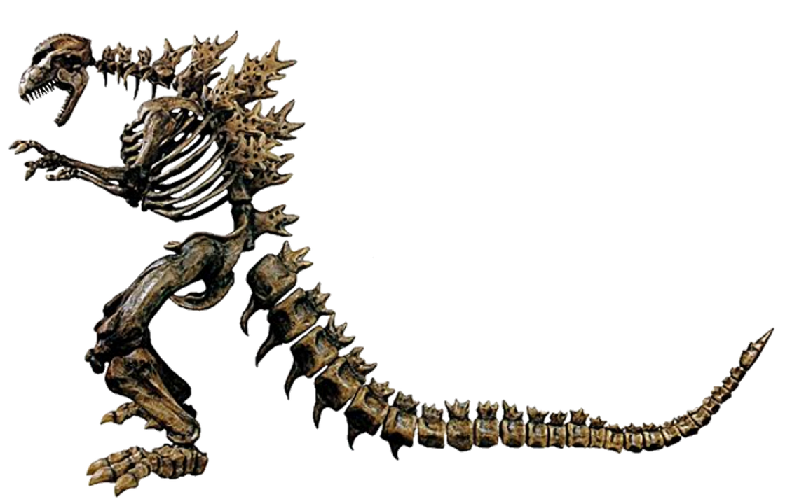 Godzilla 1954 Skeleton render by chrisufray on DeviantArt
