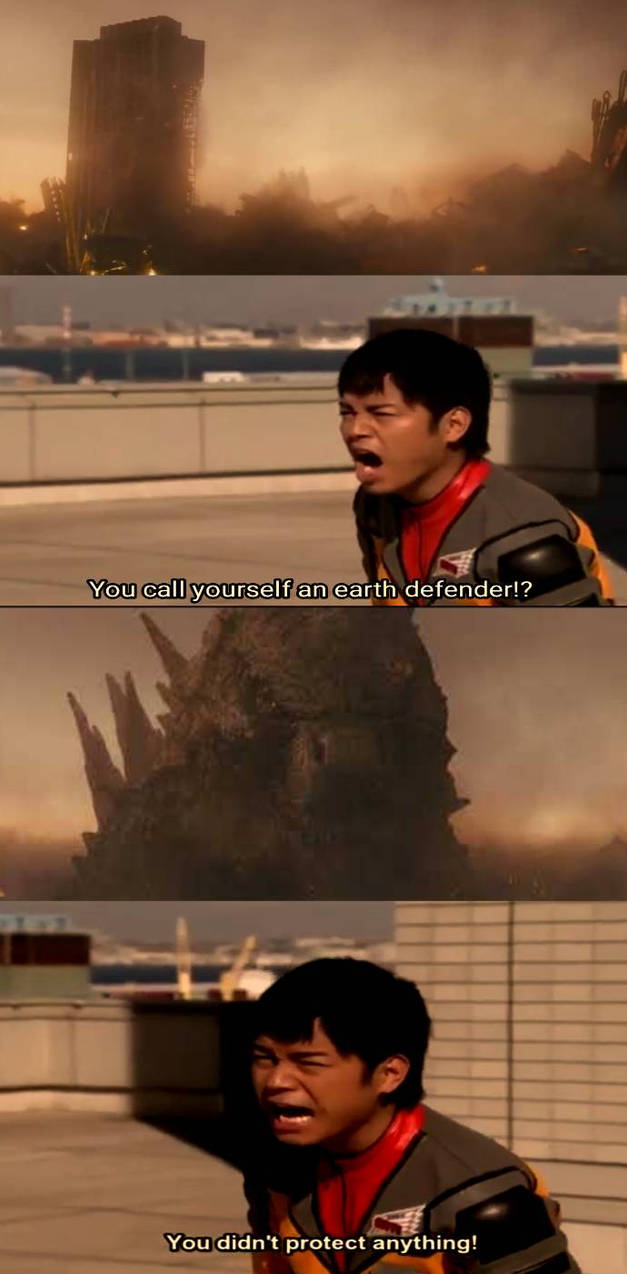 Ryu Aihara confronting Godzilla part 2 by chrisufray on DeviantArt