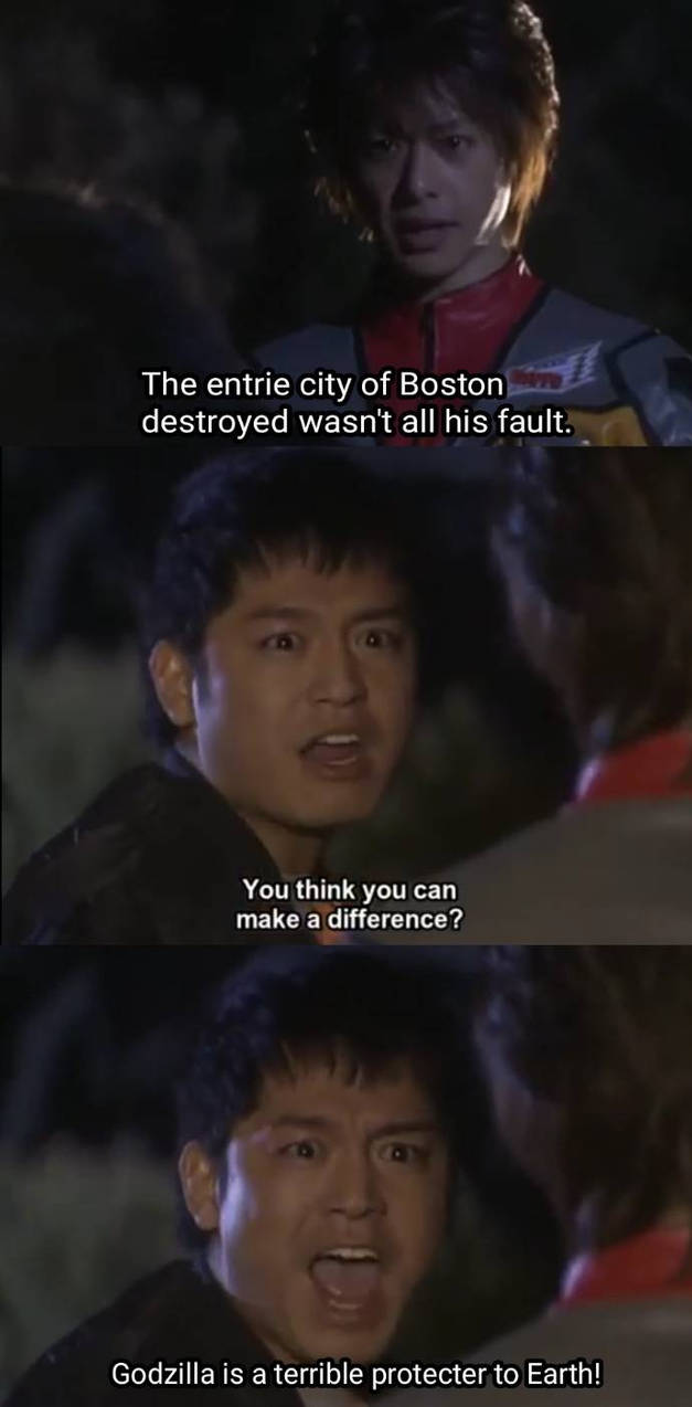 Ryu tells Mirai Godzilla isn't a defender of Earth by chrisufray on ...