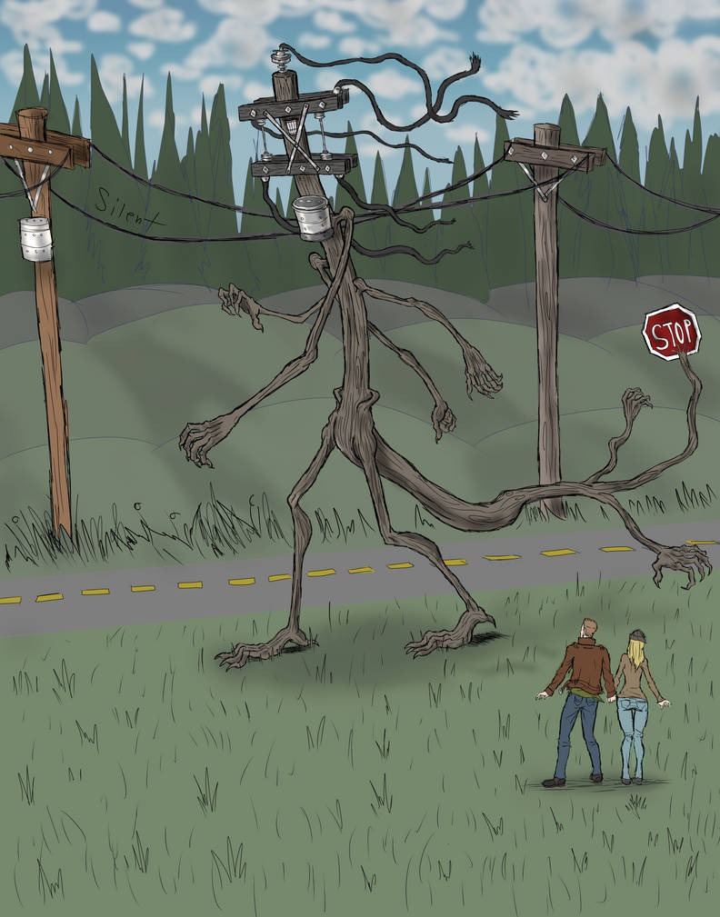 Power Line Horror Roaming Powerline by SILENT-INKER on DeviantArt