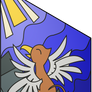 Canterlot Cathedral right stained glass window