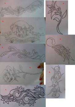 Tattoo designs for xtina17