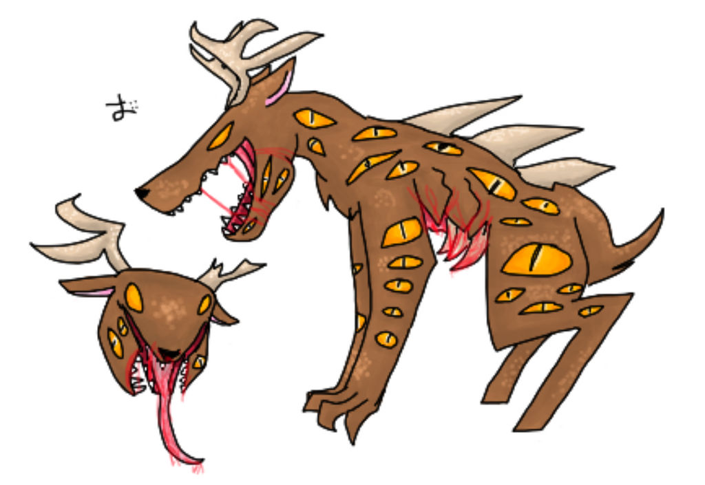 Deer Monster by Silenthilllz on DeviantArt