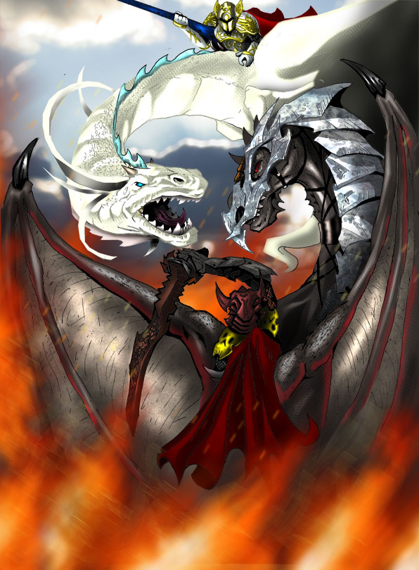 dragons battle