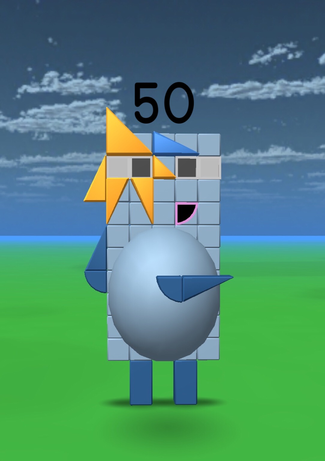 Numberblock 50 Belly Inflation by RobloxNoob2006 on DeviantArt